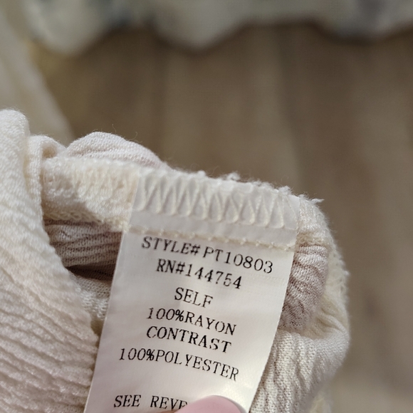 Davi & Dani Top Womens 3X Boho Lace Cocquette Cottagecore Blouse - Picture 8 of 8